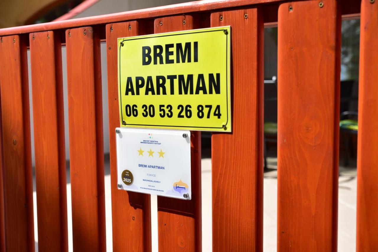 Bremi Apartman Fonyodliget Exterior foto